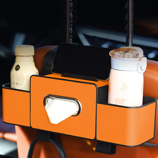 Backseat Organizer with Phone & Cup Holder